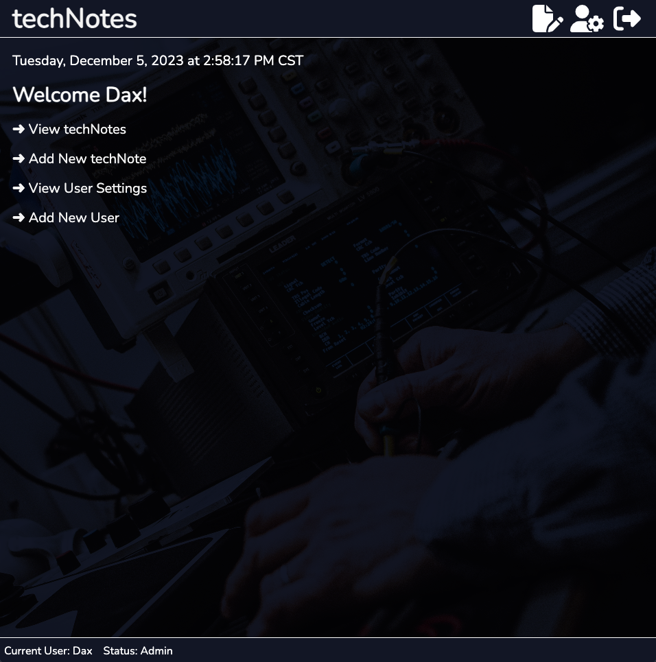 TechNotes Header Picture